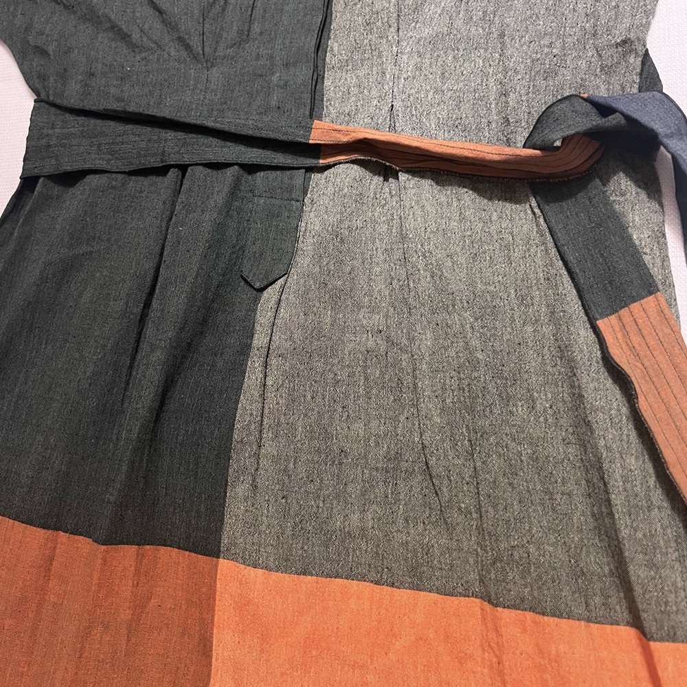 Anthropologie Conditions Apply - Hand Woven 100% Cotton Shirt dress M Exclusive - Picture 8 of 16